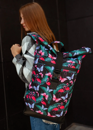 Backpack for women city large, rolltop with a compartment for a laptop up to 15.6", Bounce ar.B41-TW1 photo