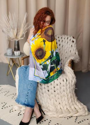 Handkerchief "Sunflowers" Size 85×854 photo