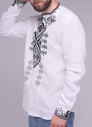 Men's shirt "Gorgans" white5 photo