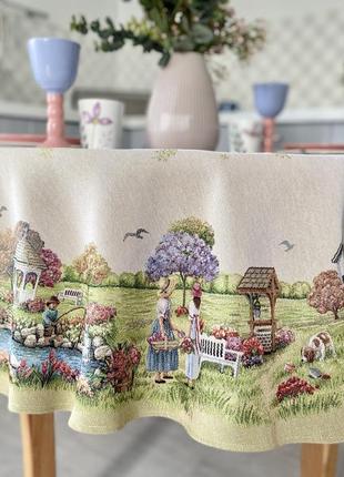 Tapestry tablecloth for round table ø160 cm, round2 photo