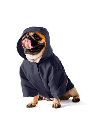 Dog raincoat moss blue m4106/xl-short