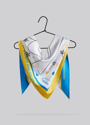 Scarf "Ukraine is the capital of dignity and freedom"1 photo