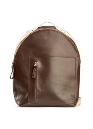 Leather rucksack for  women1 photo