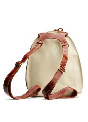 Designer leather backpack2 photo