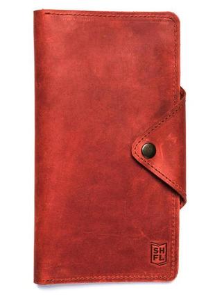 Personalised leather portfolio, document holder, travel case1 photo