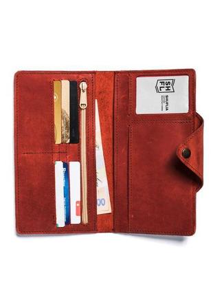 Personalised leather portfolio, document holder, travel case2 photo