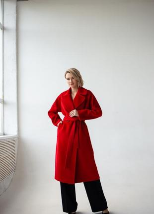 Red wool coat8 photo