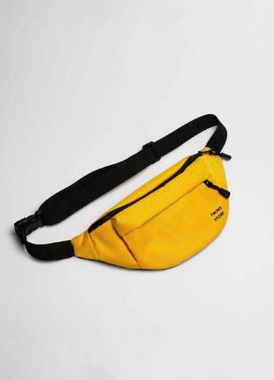 Yellow big bum bag