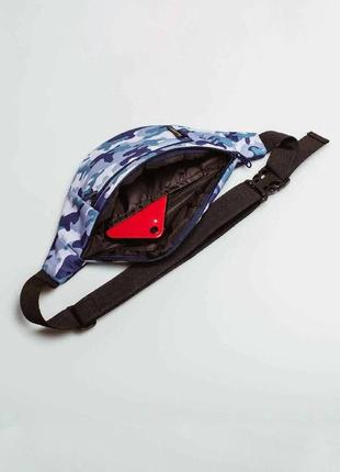 Blue camouflage bum bag3 photo