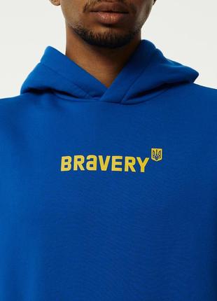 BRAVERY ORIGINAL Blue Hoodie3 photo
