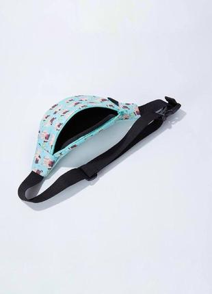 Children's blue bum bag with pugs2 photo