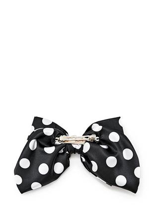 Large black and white polka dot luxury bow - hair decoration from My Scarf3 photo
