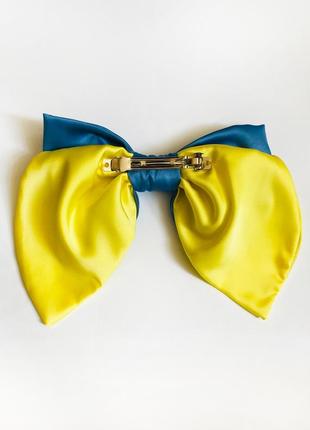 Big bow Ukraine. Luxury hair accessory by My Scarf3 photo