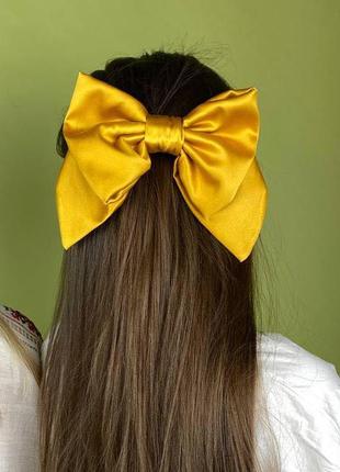 Large golden luxury bow - hair decoration from My Scarf2 photo