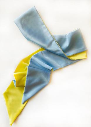 Twilly yellow-blaky. Collection "Ukraine". by My Scarf4 photo
