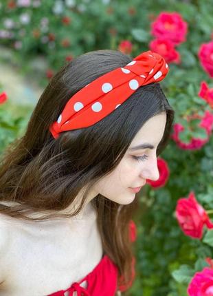 Stylish red headband by My Scarf5 photo