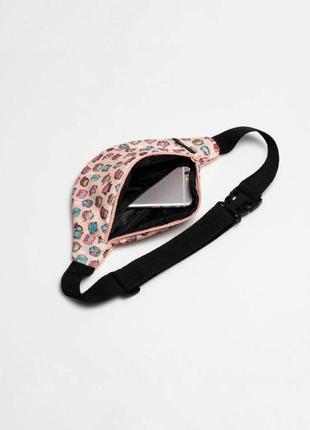 Children's peach bum bag with owls2 photo