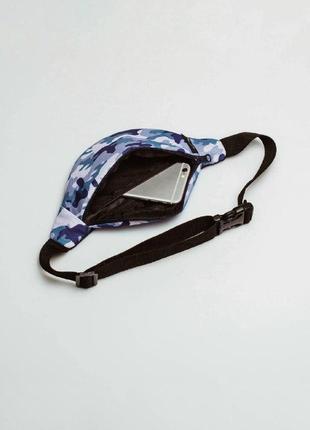Children's blue camouflage bum bag2 photo