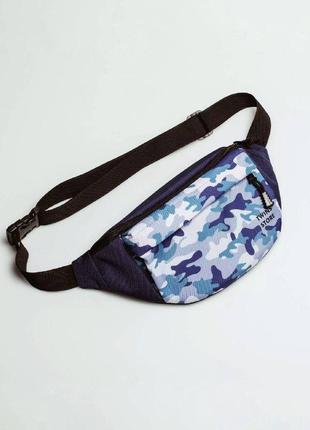 Camouflage big bum bag, fanny pack, belt bag