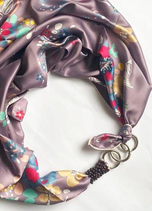 Designer scarf "Blueberry nights" collection VIP from the brand my scarf2 photo