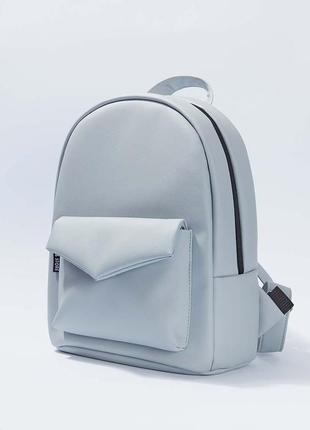 Light gray backpack "Konvert"3 photo