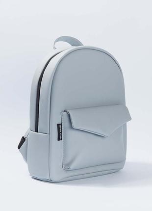 Light gray backpack "Konvert"2 photo