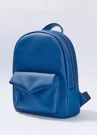 Blue backpack "Konvert"2 photo