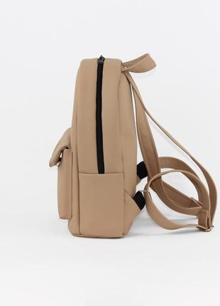 Beige backpack "Konvert"5 photo