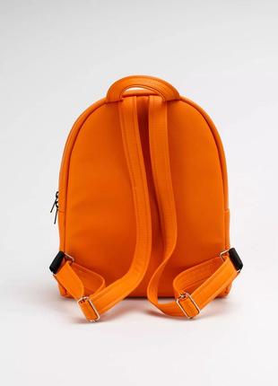 Orange backpack "Konvert"4 photo