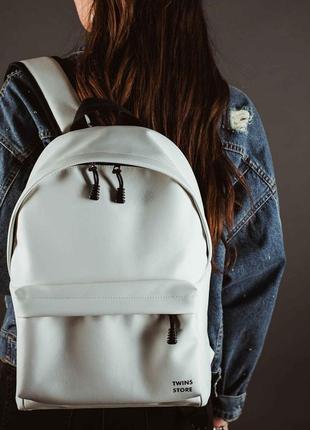 White backpack "Bigger"5 photo