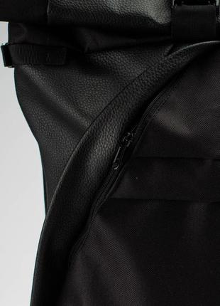 Black Rolltop backpack5 photo