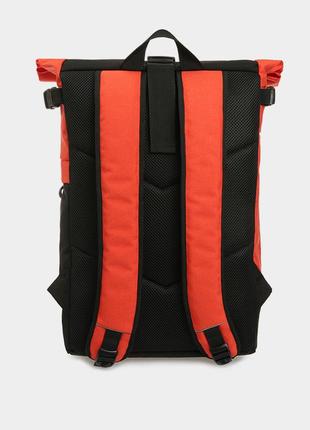 Orange Rolltop Cordura backpack2 photo