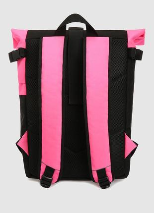 Pink Rolltop Cordura backpack2 photo