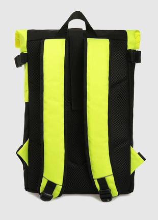 Yellow Rolltop Cordura backpack2 photo