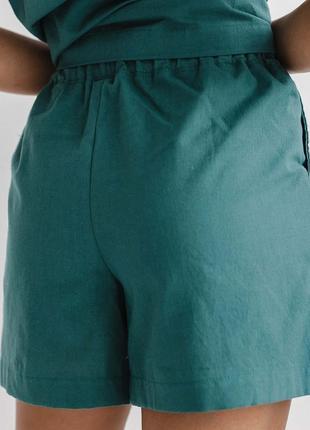 WOMEN'S PAJAMA WITH SHORTS EMERALD5 photo