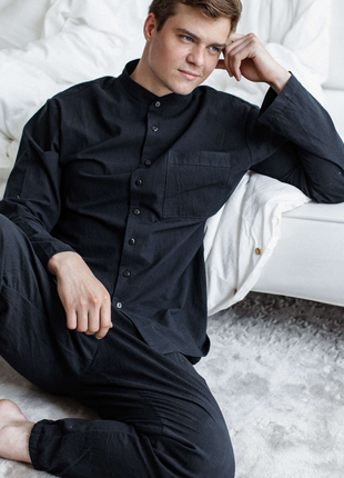 MEN'S PAJAMA SET – BLACK