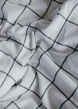 LEGLO GRID BOILED COTTON LINEN SET  Euro-maxi5 photo