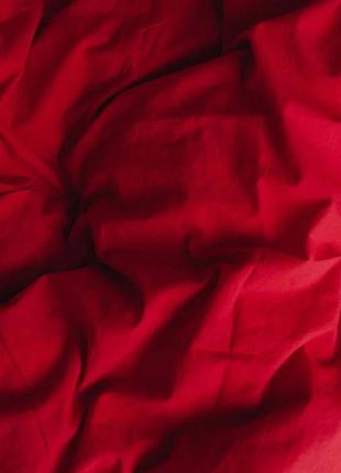 SET OF BEDDING MADE OF BOILED COTTON LEGLO RED  Euro-maxi4 photo