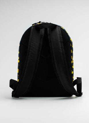 Black mini backpack with ducks3 photo