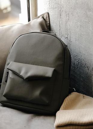 Dark gray backpack "Konvert"4 photo