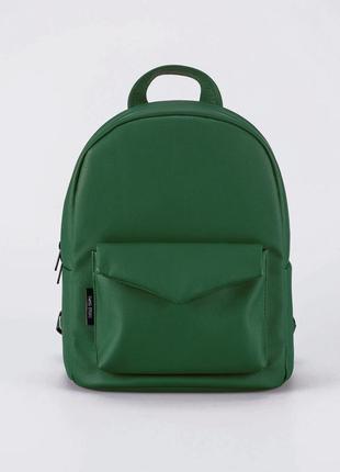 Green backpack "Konvert"1 photo