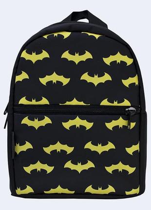 Children's black backpack with Batman