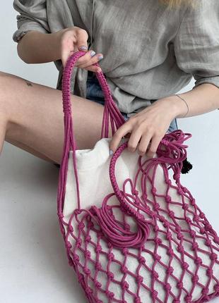 String bag hand made (9 colors) VDOKH1 photo