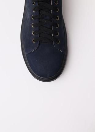 Handcrafted Mens suede sneakers4 photo