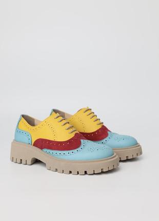 Handcrafted Women's oxfords shoes