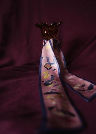 Thin silk scarf "Eternity"4 photo