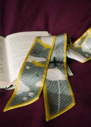 Thin silk scarf "Dream/ Mriya"4 photo