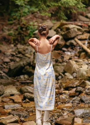 PRINTED SILK DRESS GEPUR7 photo