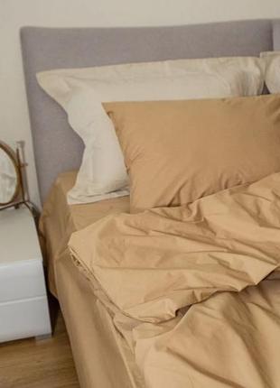 Cotton percale PREMIUM "Caramel story"2 photo