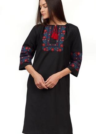 Woman's dress with embroidery 42-21/10